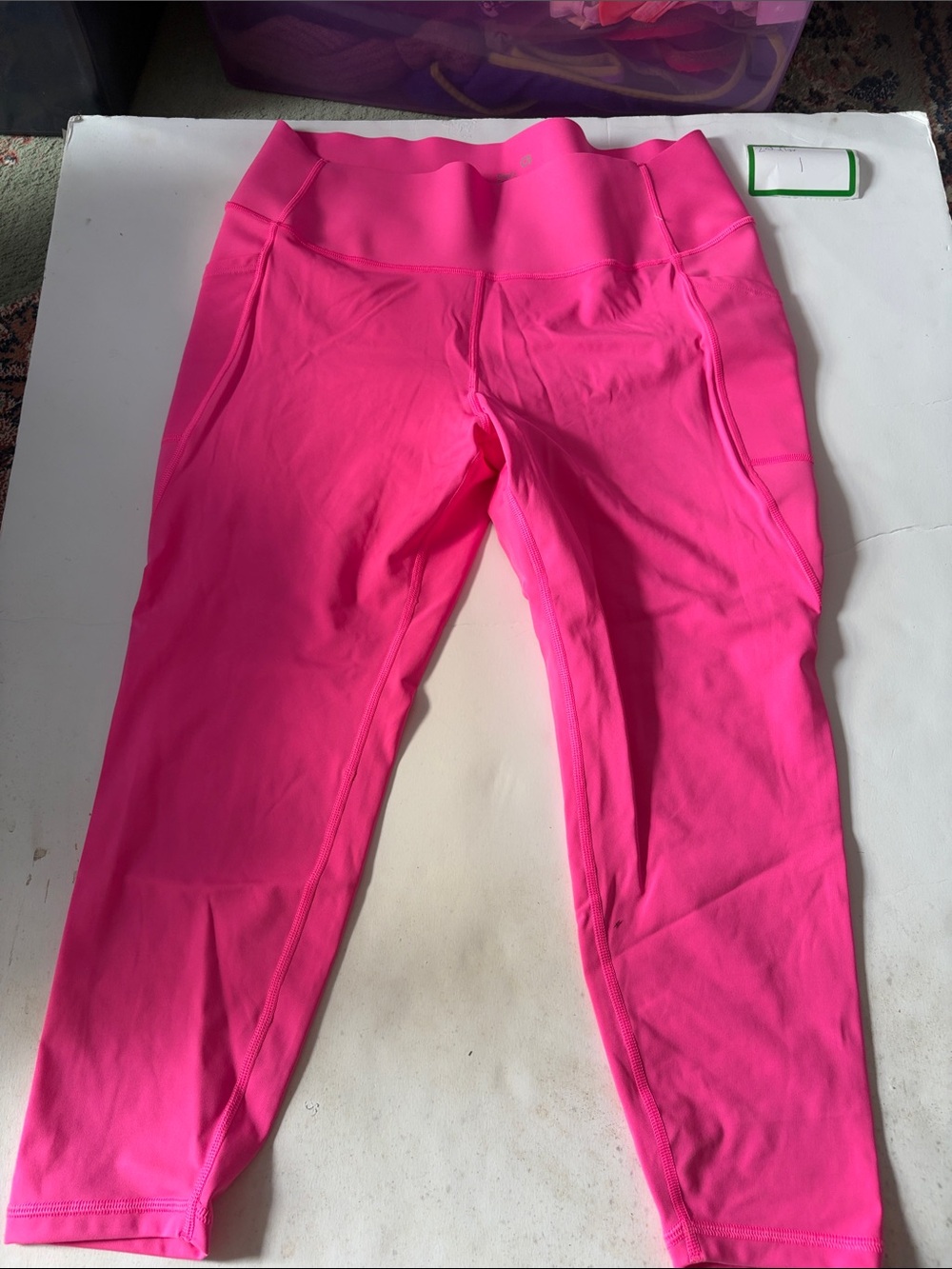 GAP Bright Pink High-Waist Leggings